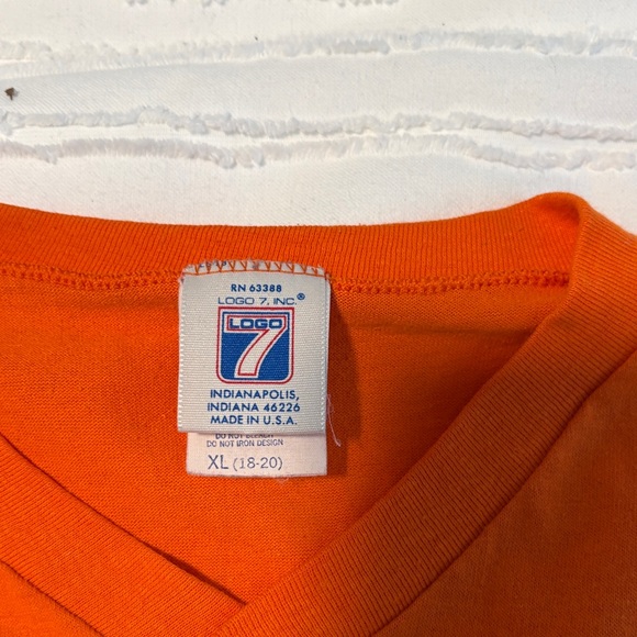 Vintage Cleveland Browns Kids Orange T-Shirt - Picture 2 of 10